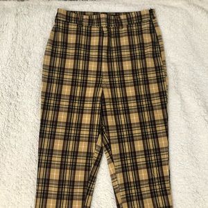 Plaid pants